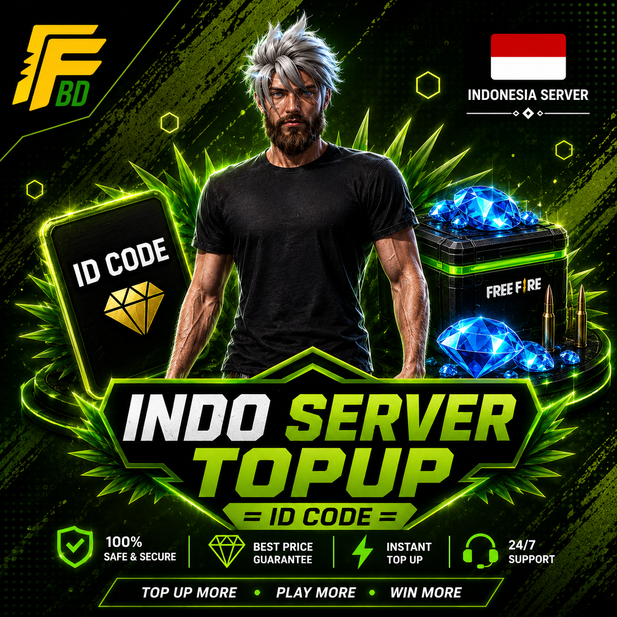 Indonesia UID TopUp top-up at FFIBD